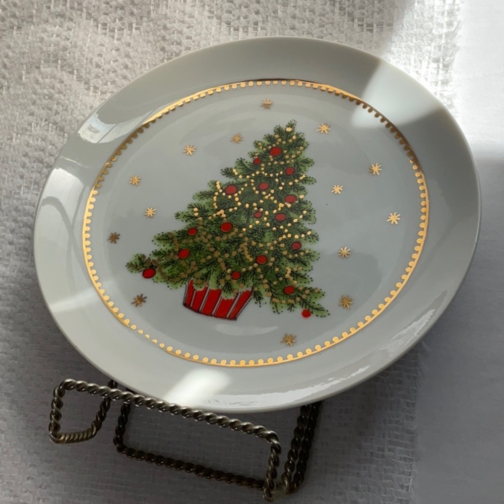 George GOOD Christmas China Small Plate Single - Picture 2 of 6